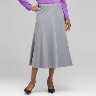 Long Center Seam Skirt